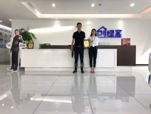 熱烈祝賀陳總簽約創(chuàng)綠家江蘇省南京市溧水縣區(qū)級代理！